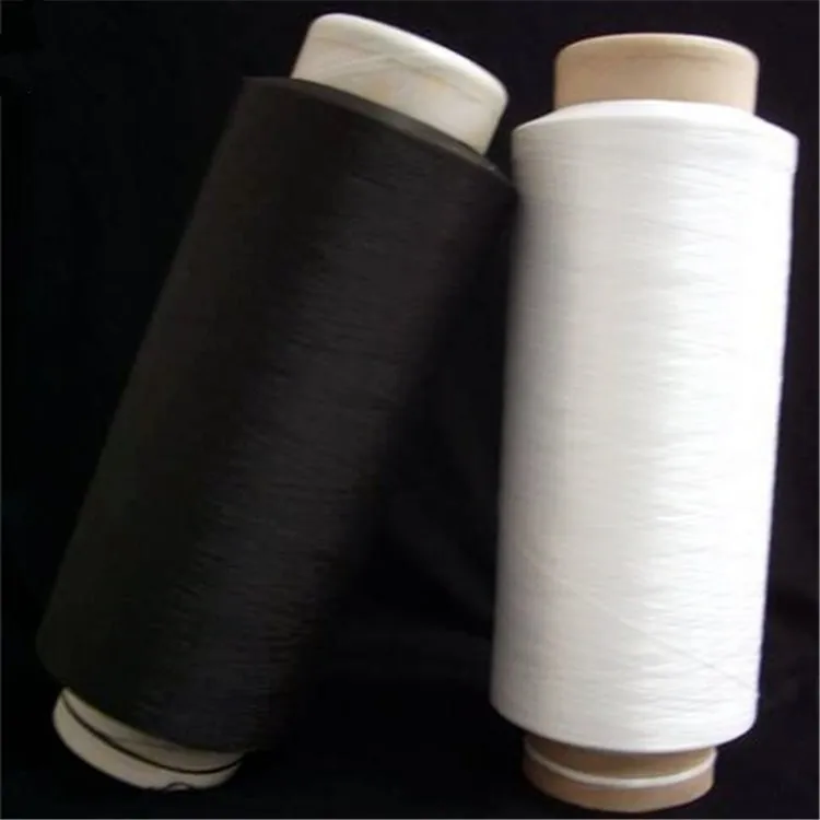 20/50 polyester covered yarn for knit socks spandex 20D covered by 50D polyester air cover yarn