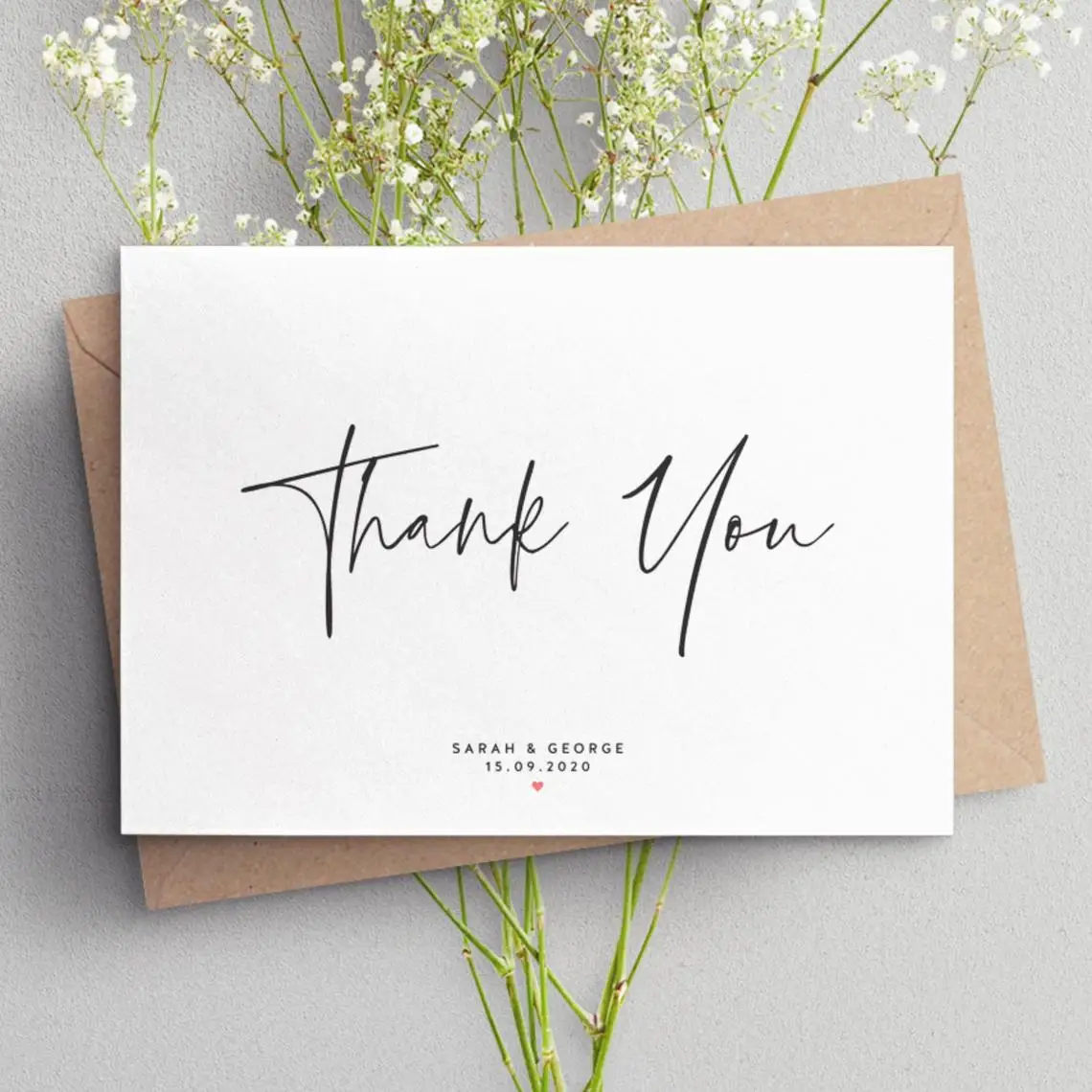  2020 новые роскошные открытки с надписью «thank you» на Amazon Бесплатная поздравительная открытка