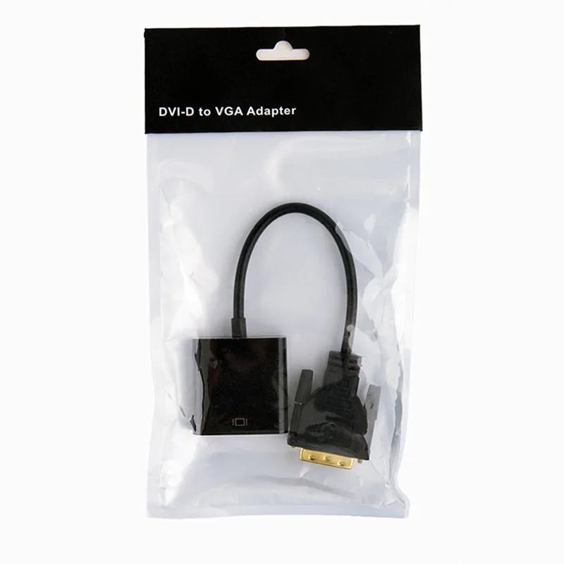 Male to Female DVI to VGA  24+1 25 Pin VGA to DVI-D Video Converter Connector DVI to VGA Cable Adapter Converter