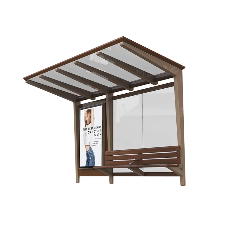 Оптовая продажа из нержавеющей стали автобусная остановка оцинкованная стальная кабина ожидания