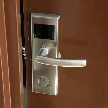 High quality cheap stainless steel hotel lock with free software smart card hotel door lock for hotel room lock