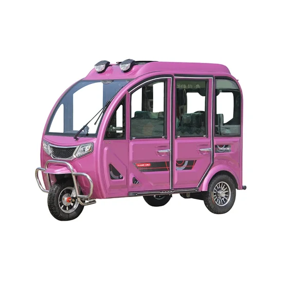 Cheap 5 Door 4 Seat Passenger Tricycle Enclosed Cabin
