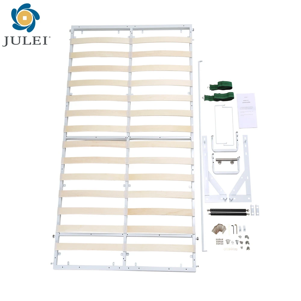 Space Saving Murphy Folding Wall Mount Single Bed Vertical Folding Murphy Bed Mechanism