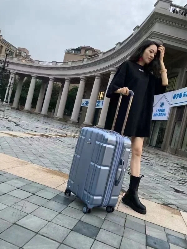 2022high quality newest arrival ABS fashionable modern universal wheels travel luggage man and woman business luggage valise