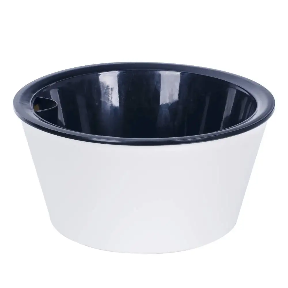 wholesale home and garden plastic white water-absorbing flower vegetable seeding round pots planters D30xH17cm