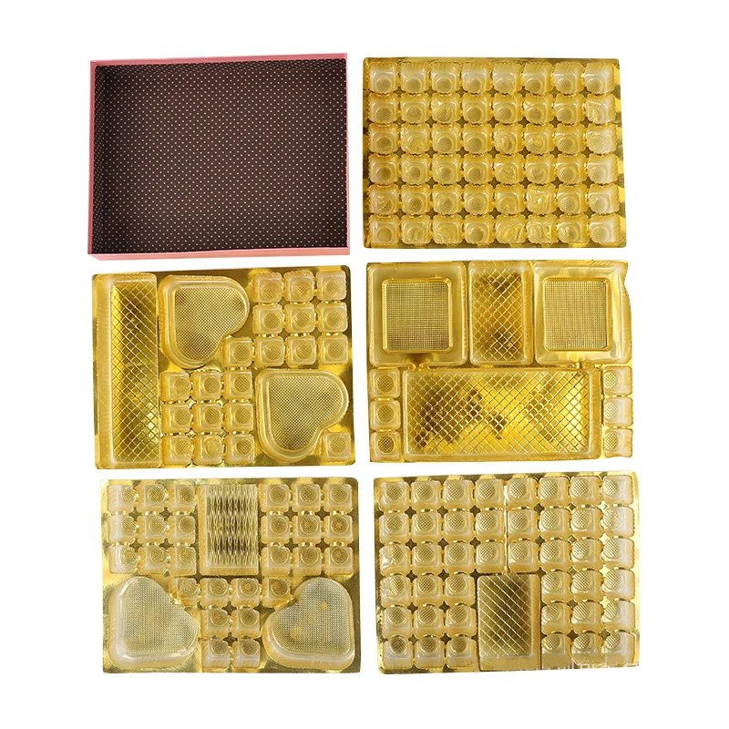 Factory wholesale custom logo design mushroom chocolate bar paper gift box with dividers food box chocolate packing box