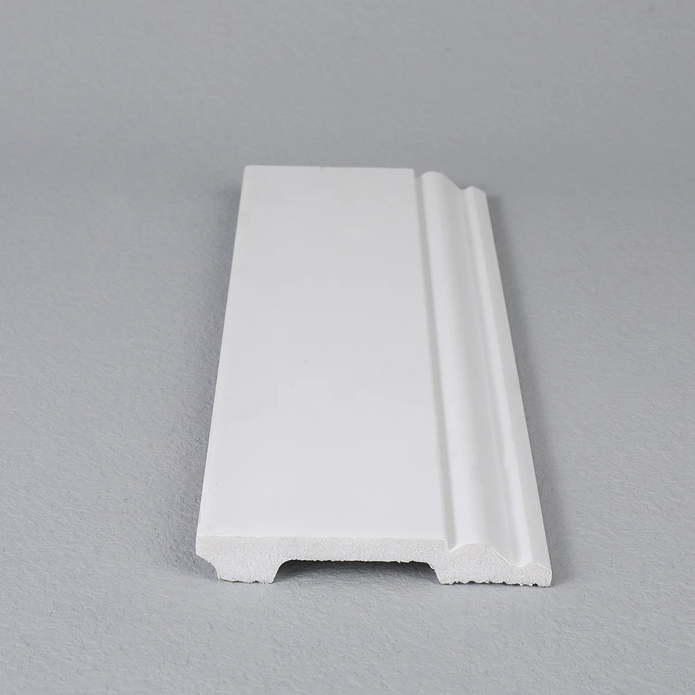 Modern Style PS Skirting Boards Waterproof Wood Baseboard for Indoor/Exterior Light Decor Moulding with Newer Design Lower Price