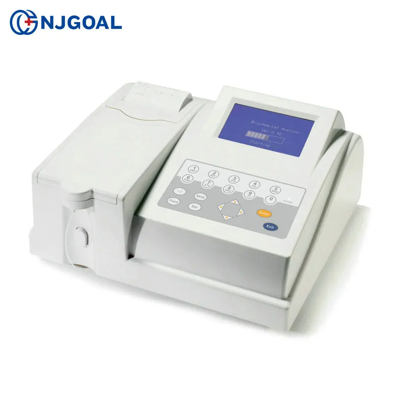 Профессиональный завод питания биохимии клинический портативный Полуавтоматический анализатор химии