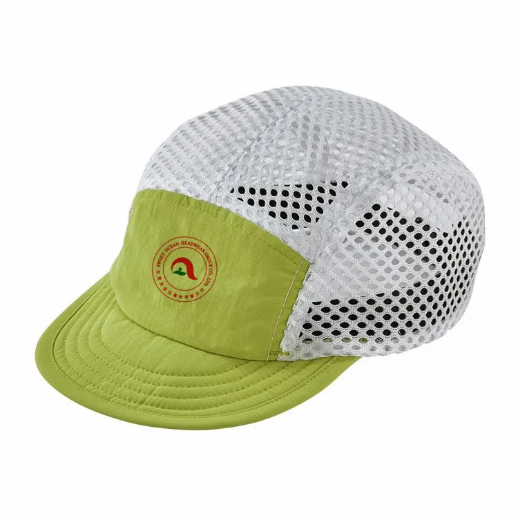 Custom Printing Logo Soft Running Hats Duckbill Flat Brim Sports Mesh Caps