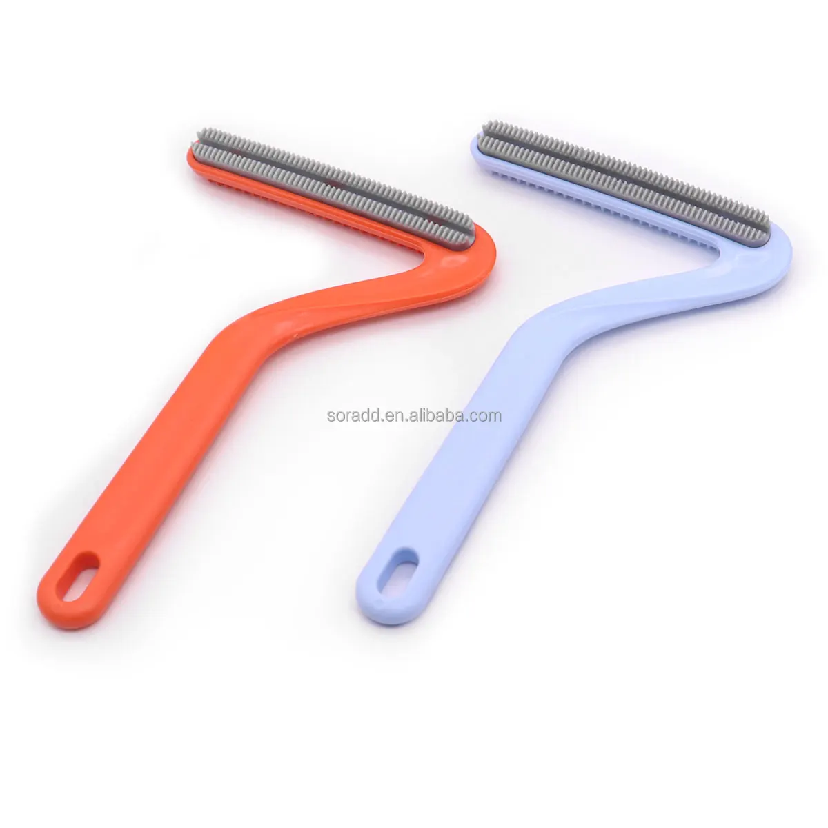 Pet Hair Removal Tool Double-Sided Carpet Scraper Pet Hair Remover Carpet Rake Cat Dog Hair Remover for Couch Rug Furniture Car