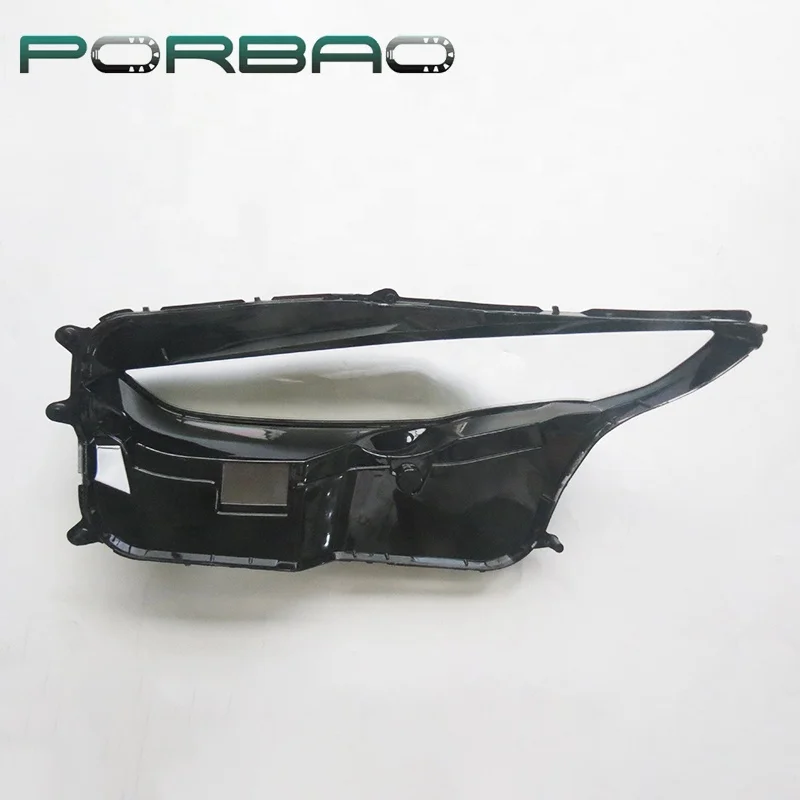 PORBAO car black border transparent headlight glass lens cover 19-23 year for CX30
