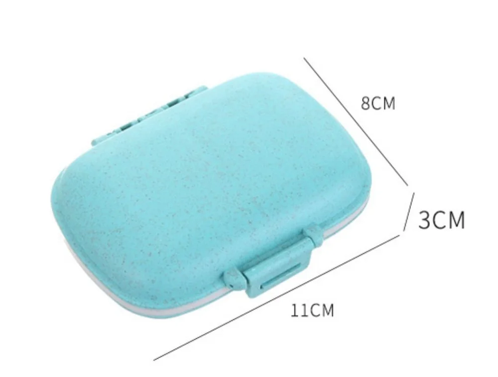 Portable Medicine Box Storage Mini Dispensing Plastic Pill Case Tablet Drug Packaging Box