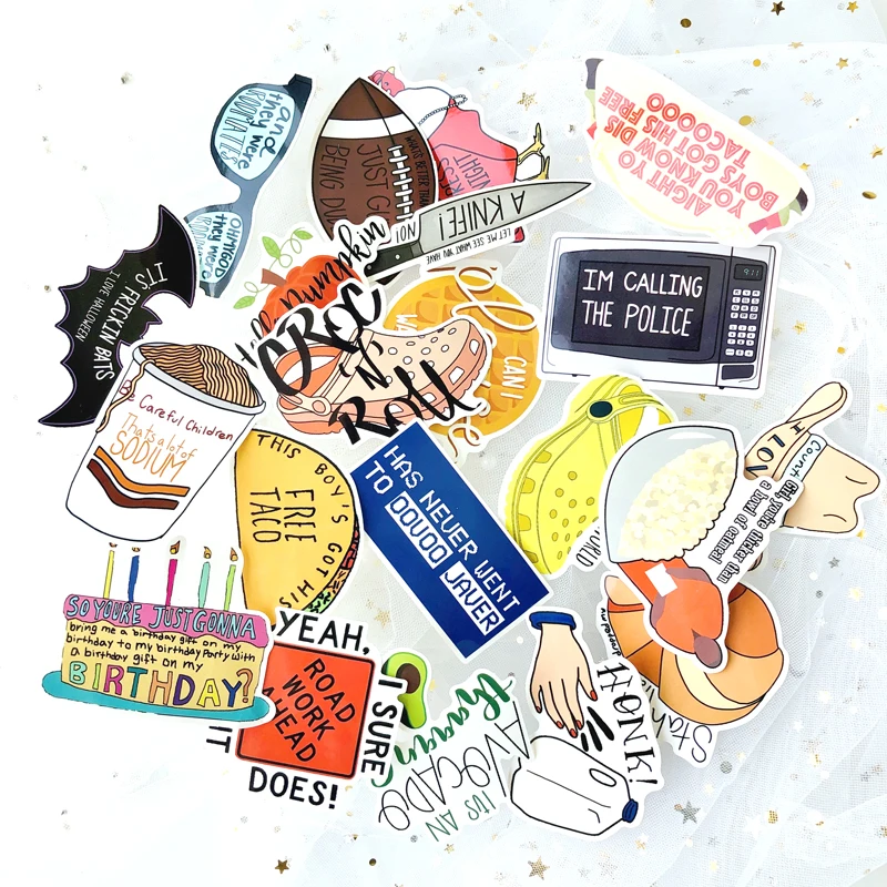 67PCS/BAG Vine Avocado Stickers Pack for Water Bottle Laptop phone Luggage Guitar for Teen Girls Kids