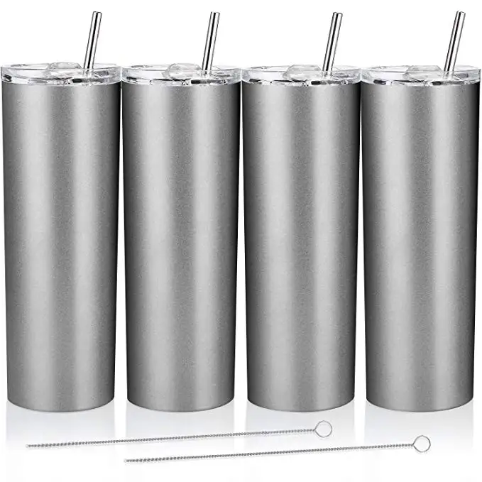20 oz Stainless Steel umbler, Double Wall Insulated with Lid and Straw