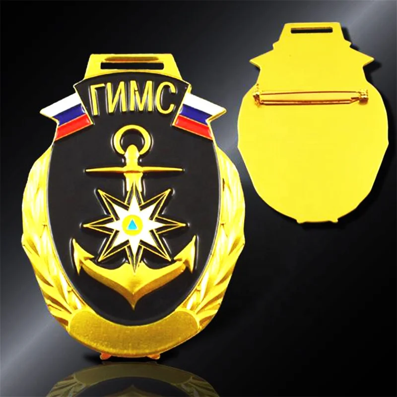 Metal Label Brand Logo Custom Stainless Steel Enamel Lapel Pin Badge For Jeans Clothing