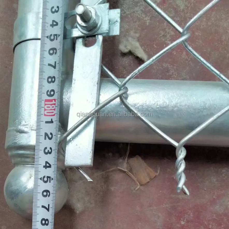 6ft high Fence Outdoor Garden Fence Roll PVC Coated Green Black Hot-dip Galvanized Wire Mesh cyclone fence price