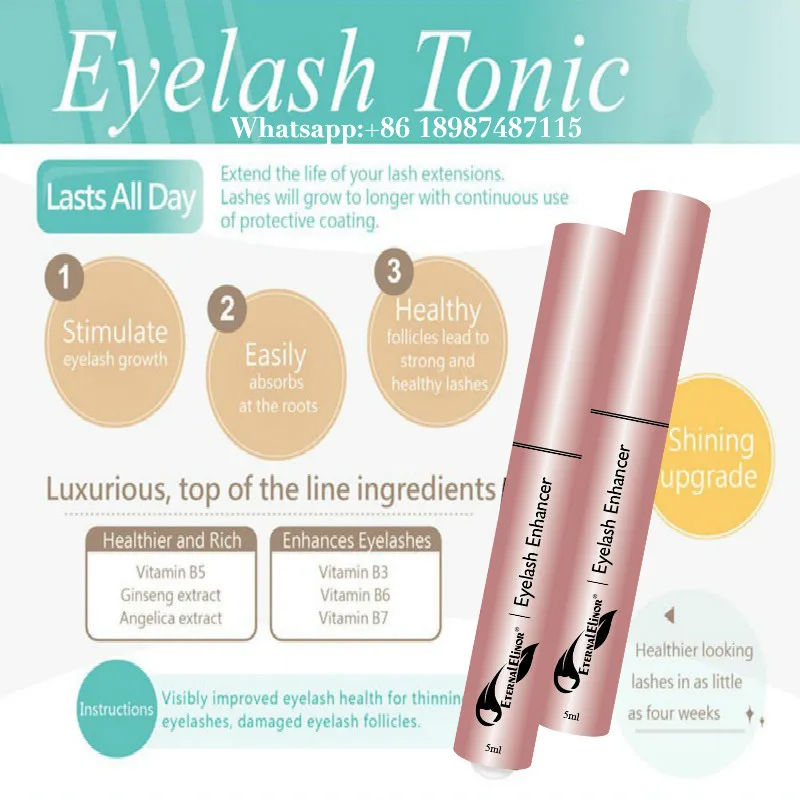 
Own brand totally safe eternal elinor branded herbal eyelash conditioner 