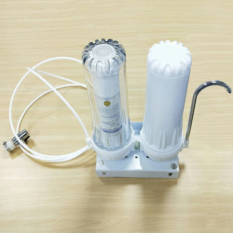 Twin counter top water filter purified water filter home pure water filter