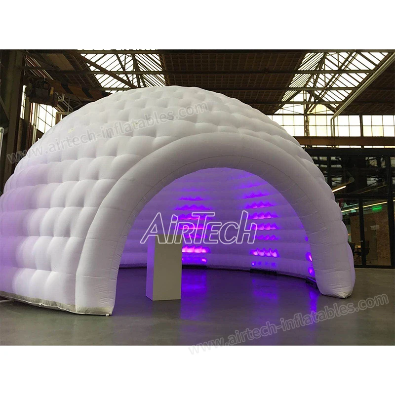 Cheap party dome tent, party tent lighting, inflatable tent event exhibition