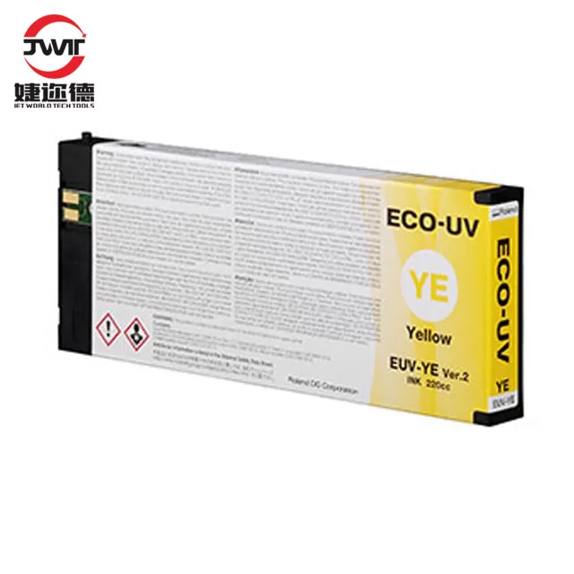 Original roland ECO UV Ink for roland printer CY MG YE BK WH GL Ink ECO-EUV
