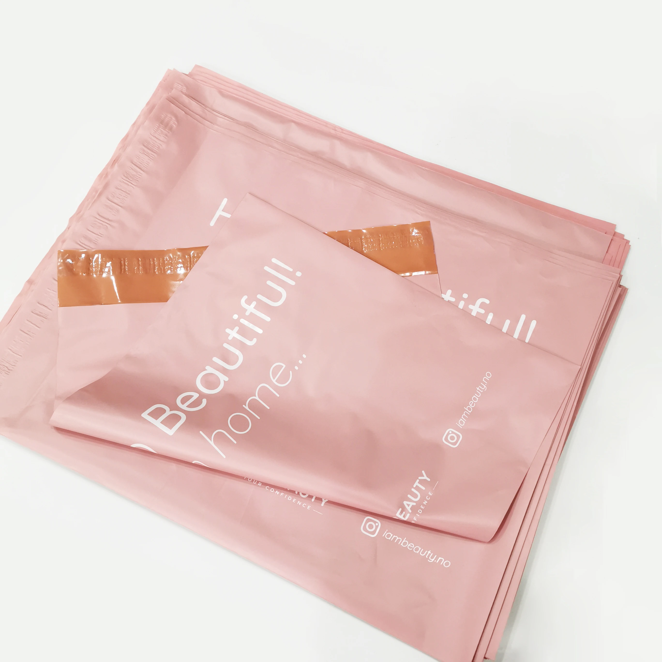 
10x13 inches fashion matte pink poly mailer bags shipping mailing bag 