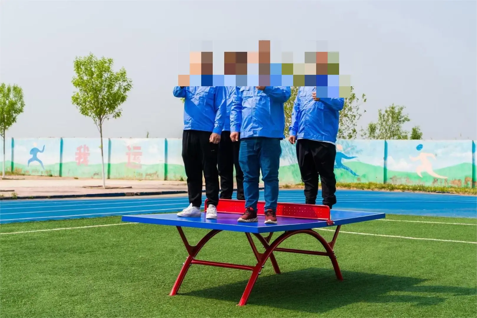 High Strength Fiberglass FRP GRP SMC Molded Table Tennis Table, Fiberglass Composite Plastic FRP GRP Panel Platform