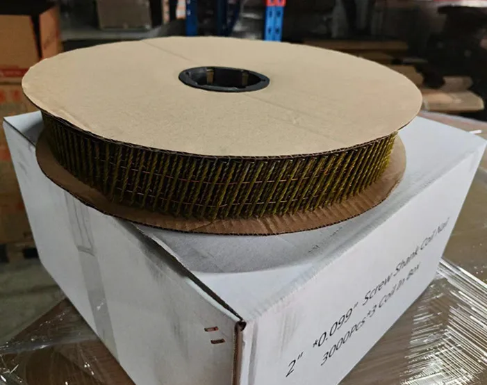 High Quality Machine Grade Big Roll Jumbo Screw Coil Nails