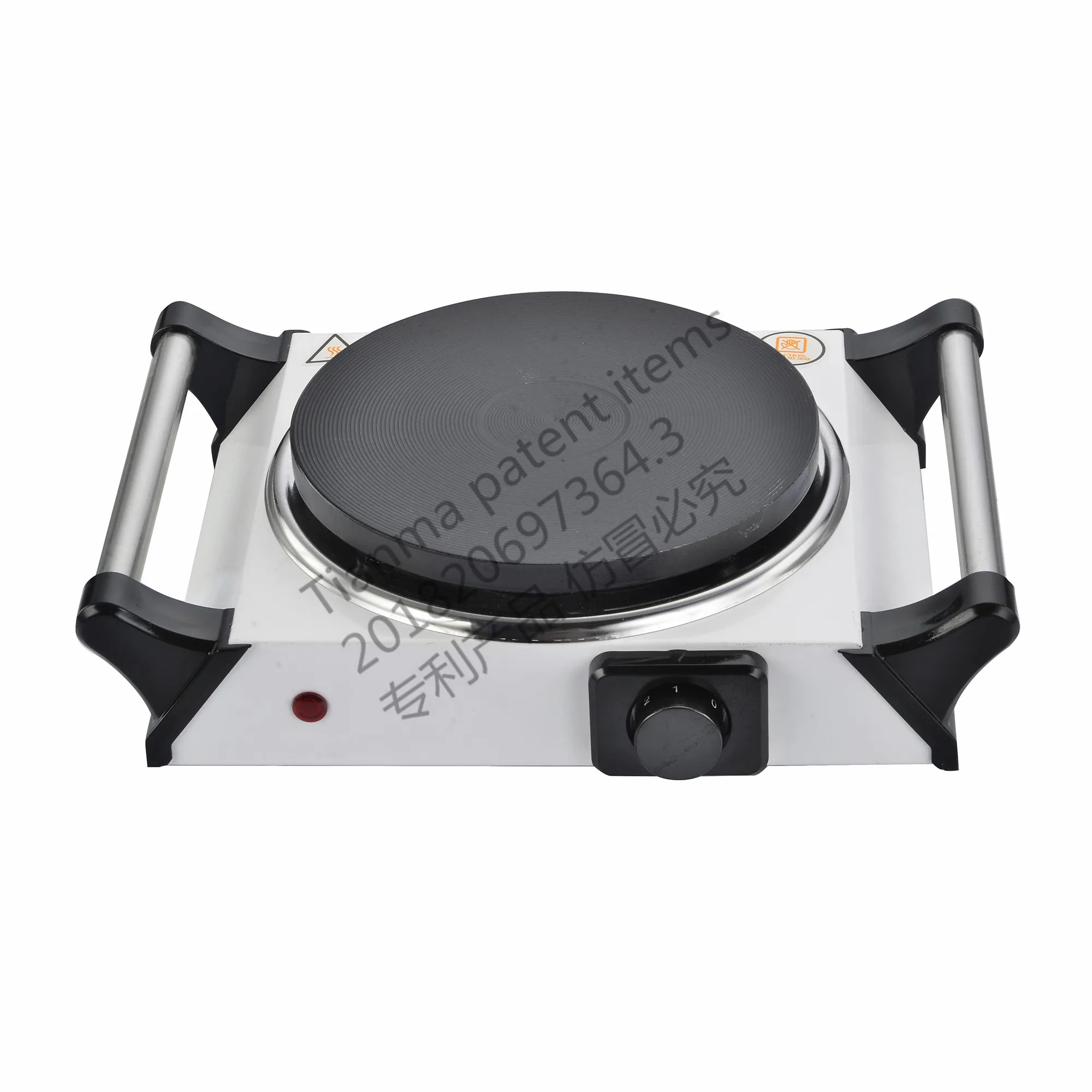 hot sale portable  multi-function excellent quality Stainless Steel double-burner electric cooking stove with handle hot plate