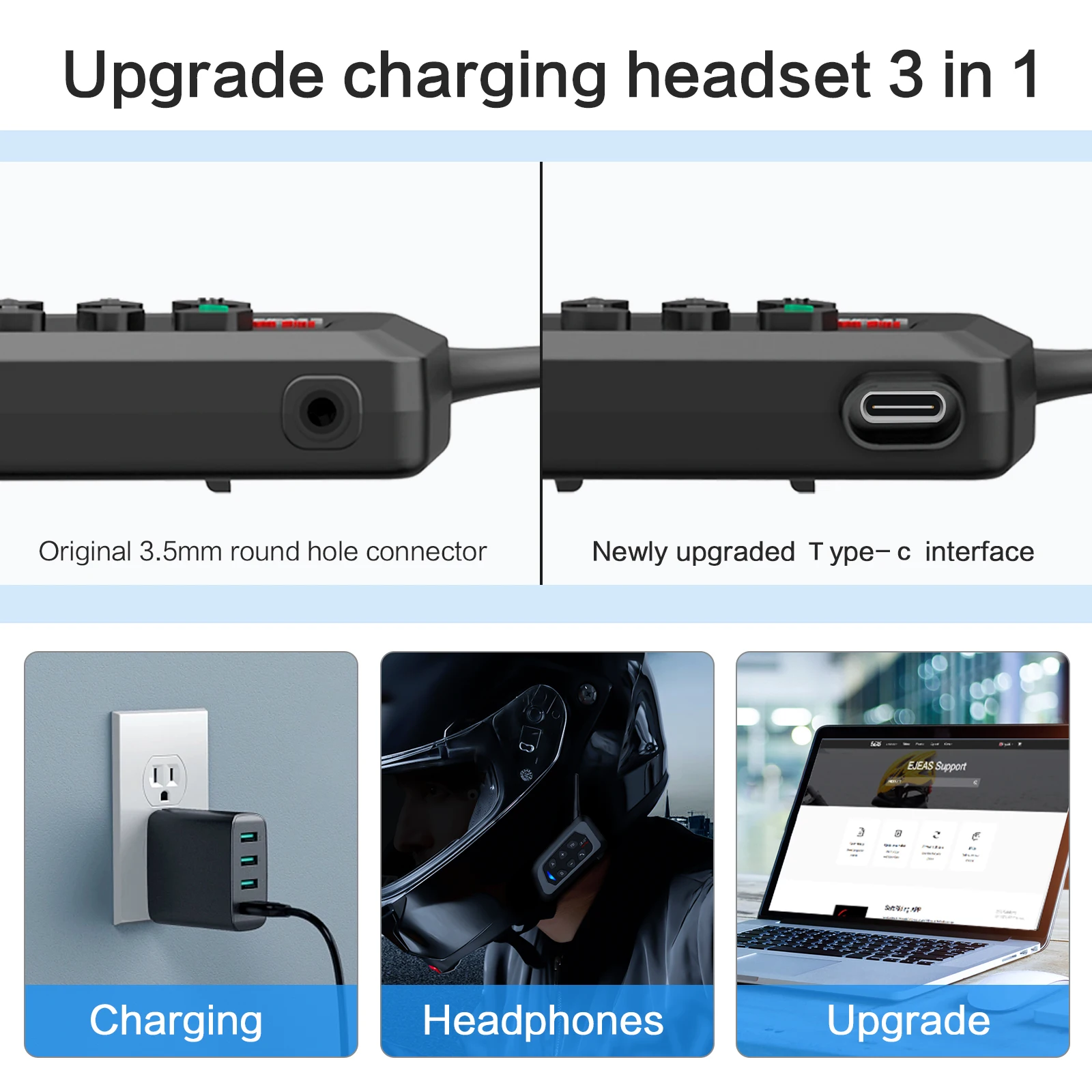 V4 plus 4 riders CE ROHS FCC BQB Certificate BT wireless intercom IP65 Full-duplex motorcycle bluetooth helmet intercom