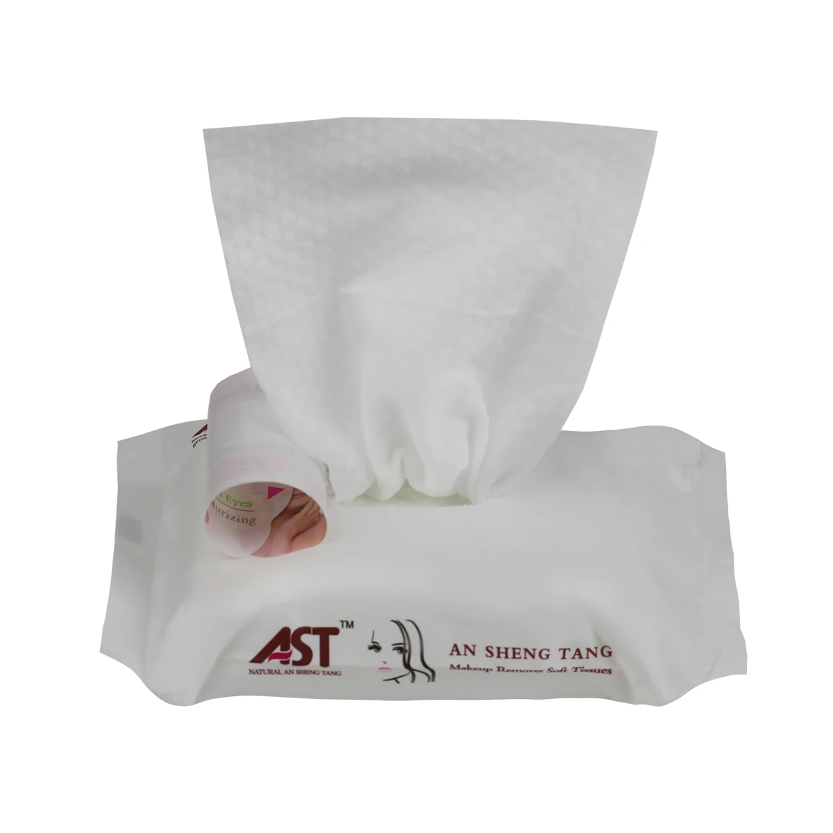 
Cotton Linseed Oil Alcohol Free Lemon Scent Private Label Custom Logo Makeup Remover Wipes 