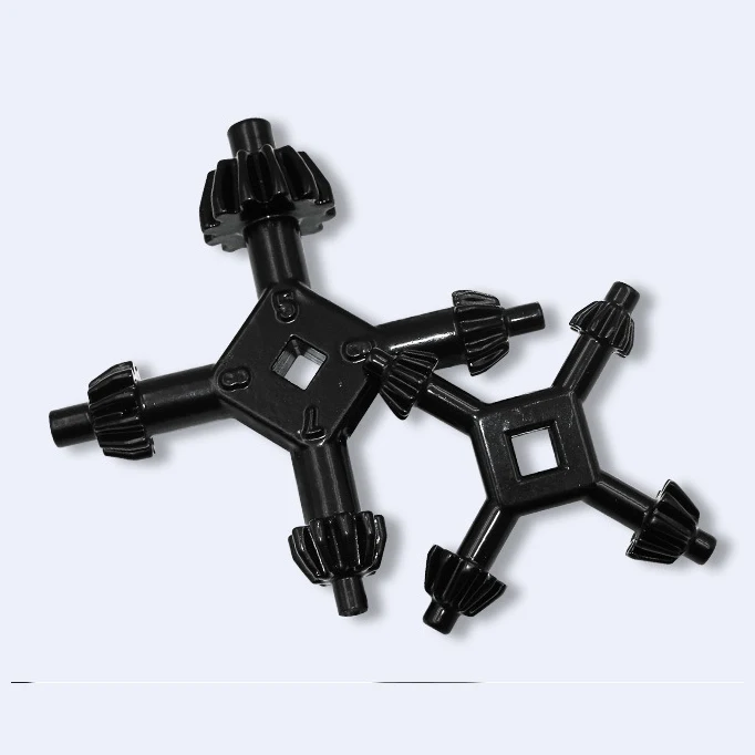 4 in 1 multi-function hand electric drill Drill chuck Cross Key Wrench 4 Way Triangle Electrical Elevator key