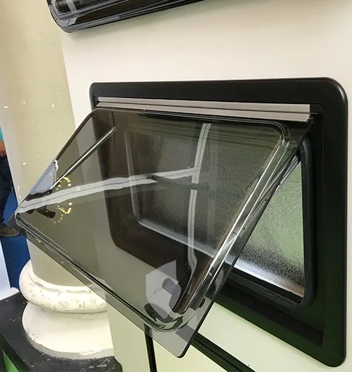 Оптовая продажа MG 16RW алюминиевая внешняя рама и внутреннее окно ABS для фургона 900x550 мм