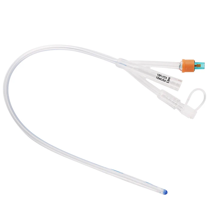 Высокое качество 3 way силиконовый катетер Фолея дешевой цене силиконовый катетер Фолея