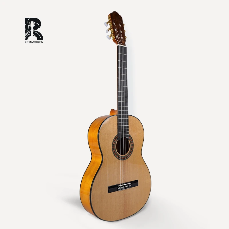 ZY-STC03 China Guitar Factory Hot sales Spruce top Agathis nylon string guitar with savarez classical guitar strings