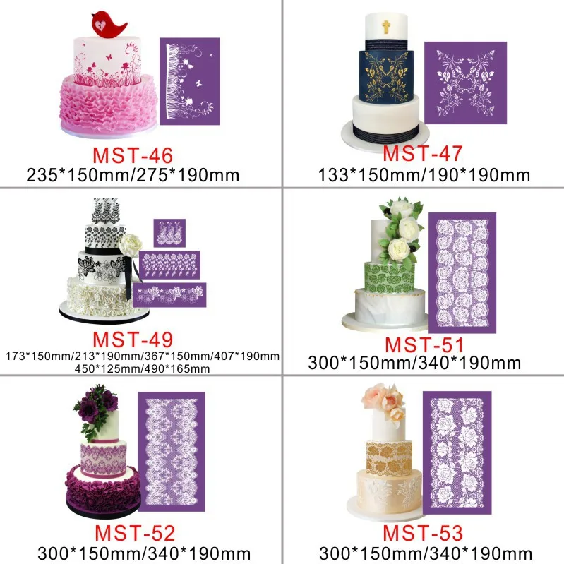 New Arrival How to Make Cake Stencils Large Cake Stencil Kitchen Accessories Cake Decorating Stencils