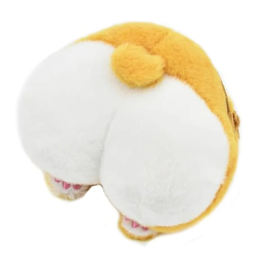 Funny Novelty Small Kawaii Purse Mini Wallet Corgi Butt Coin Wallet for Girls Women Christmas Gifts