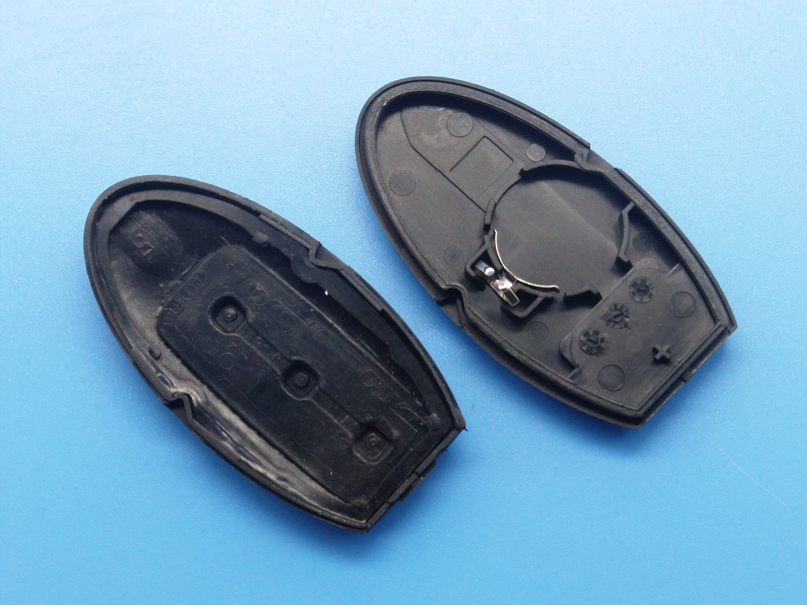 3 buttons smart keyless remote key fob case cover with uncut blade for N-issan GTR