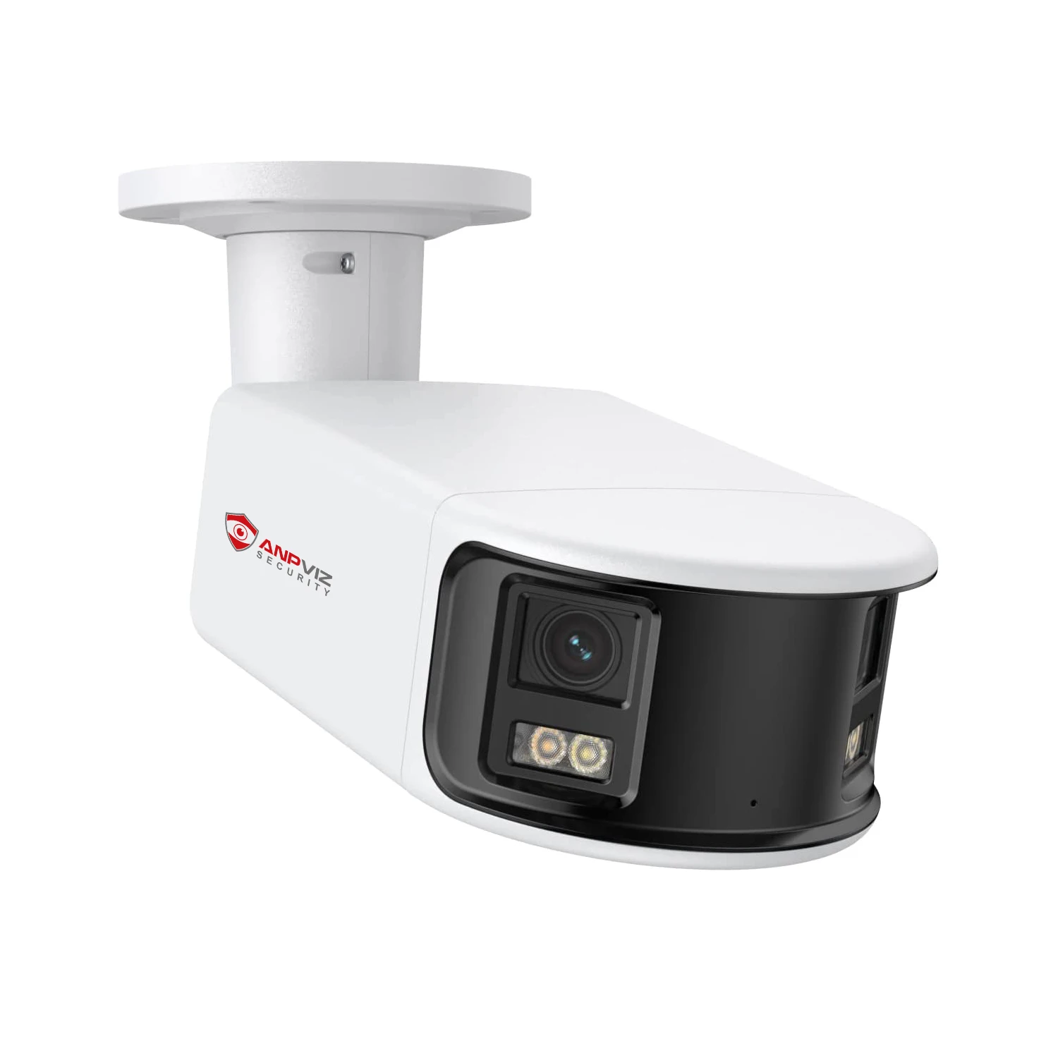 Anpviz POE IP камера видеонаблюдения 6MP видеорегистратор с двумя камерами панорамная пули 180 градусов изображение Darkfighter человека/обнаружения транспортного средства 2