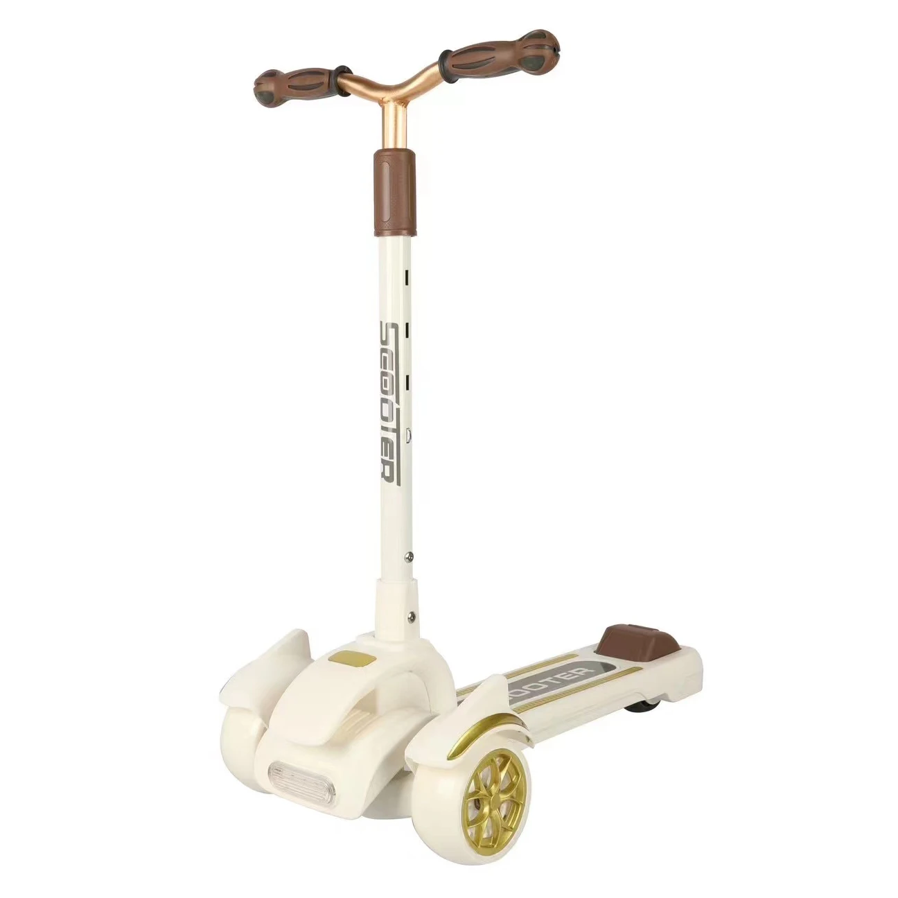 Wholesale Latest Big Wheel PU 3wheels with 3 Wheels Adjustable kid Scooters / Printed Flashing Light Children Kids Scooter