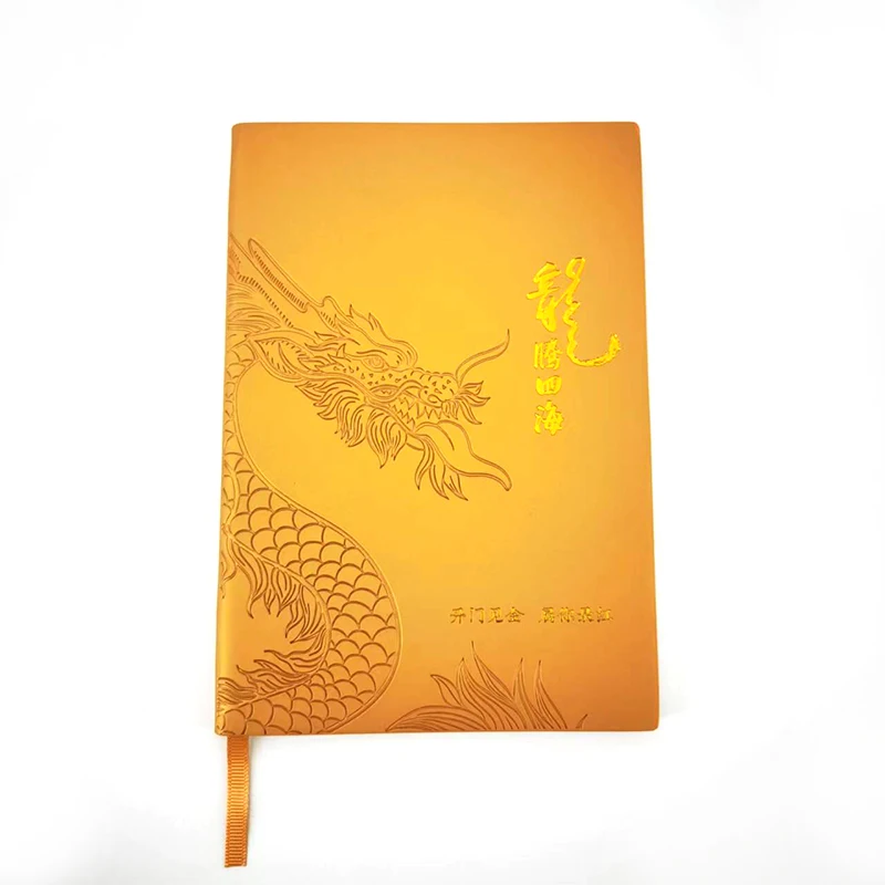 2024 Custom Top Carbonless Paperblack Faux Leather Book Offset Printing A5 Chart Paper Leather Notebooks Custom Cardboard Card