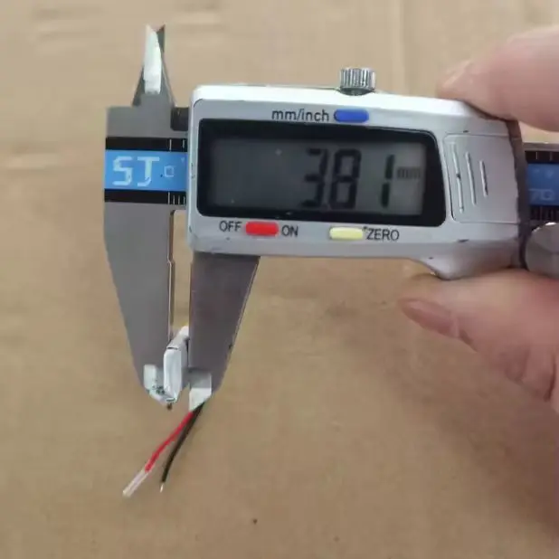 60mah Super Mini Lipo Battery 401220 3.7V Rechargeable Lithium Polymer Battery and Another Similar Model 301220