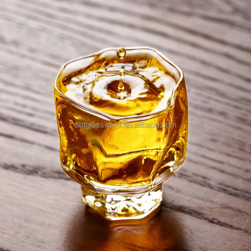 70ml custom logo clear frosted shot glass bullet shot glass souvenir with heavy stem