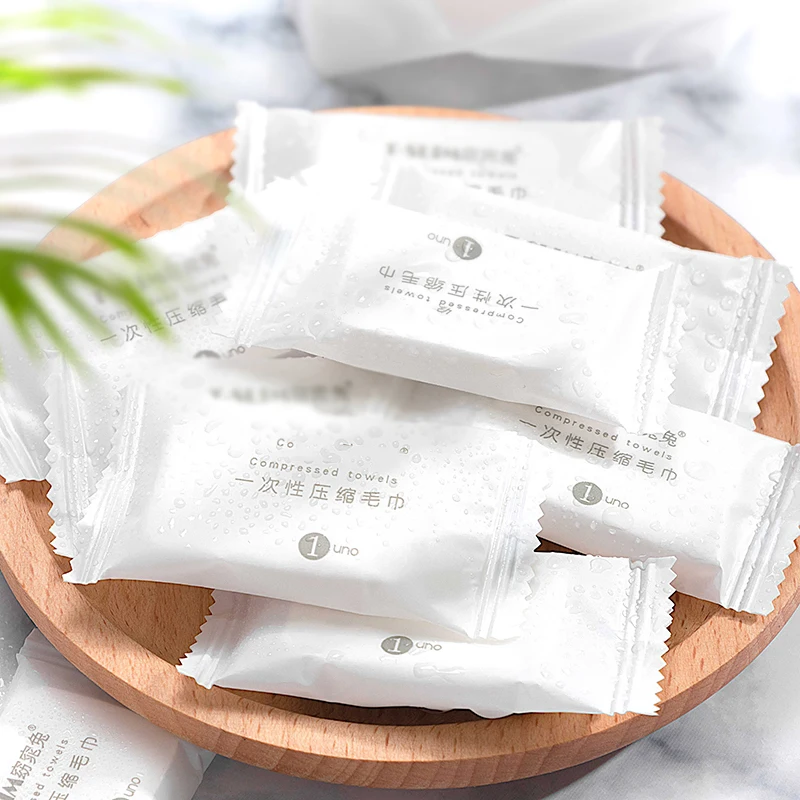 Eco-friendly Biodegradable Disposable Tablets Face Tissue Towel  Compressed Disposable Face Towel