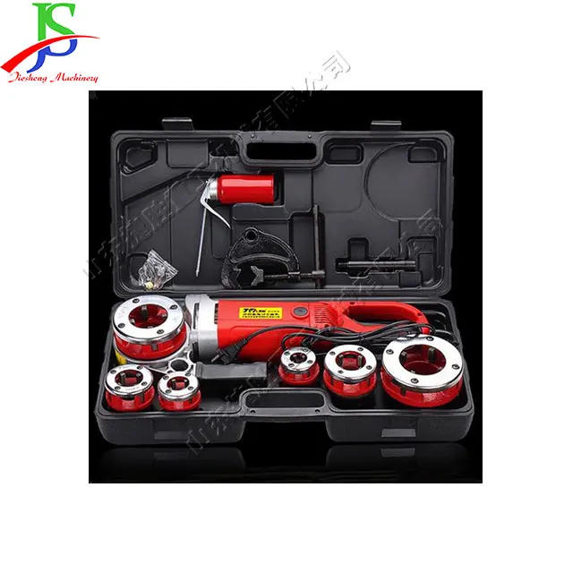 Small electric 220v  pipe threading machine Hand-held manual thread cutter wire cutter device