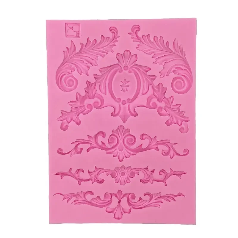 Homesun DIY Popular European Pattern Liquid Silicon Mold/Fondant Mold cake decoration baking mold
