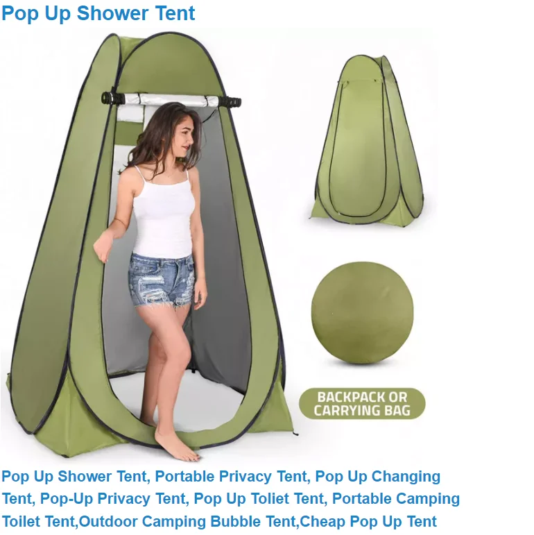 Wholesale Portable Privacy Tent Pop Up Shower Tent Changing Tent Dressing Room with Carry Bag for Shower Toilet
