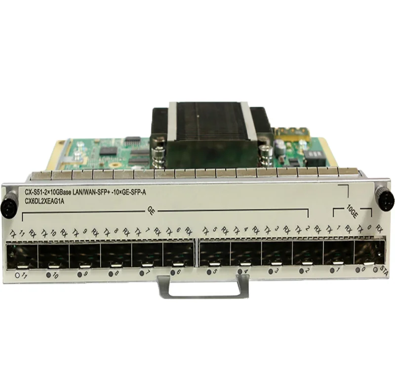 CX6DL2XEAG1A 03030RWD  H uawei router CX600-X3/X3A/X8/X8A/X16/X16A 2-port 10GBase LAN/WAN-SFP+ and 10-port 1000Base-X-SFP