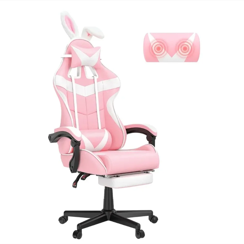Игровое эргономичное кресло hello kitty компьютерное для массажа игровое