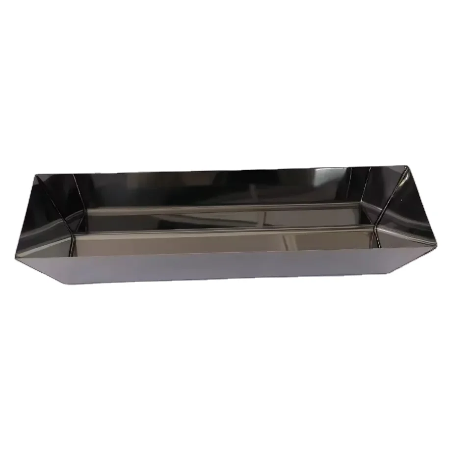 Mud Pans 14 Inch Heavy Gauge Stainless Steel Sheared Sides to Clean Knives Drywall and Plaster