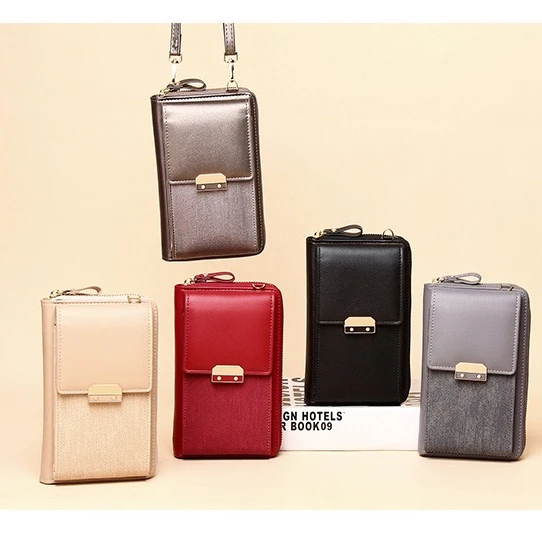 Женская сумка через плечо из ПУ кожи